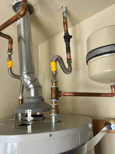 Water heater installation and plumbing repair in Stanchfield Corner
